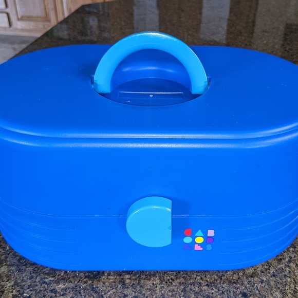 Caboodles Makeup Caboodles Royal Blue Make Up Case Mirror And Trays
